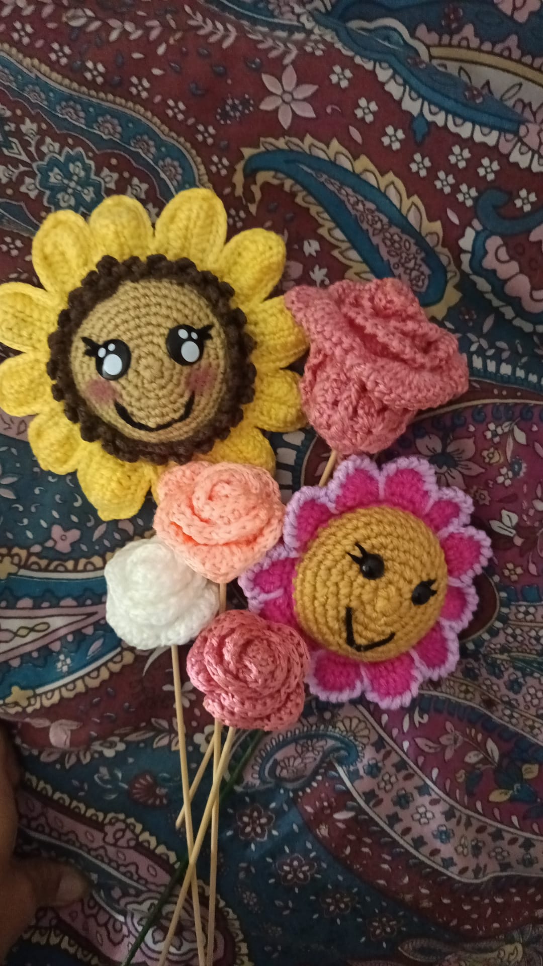 Flor personalizada con lazo